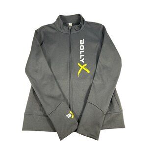 BollyX Instructor Black Full-Zip Jacket Large Bollywood Workout Dance Training